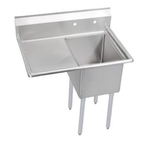 Single Compartment Sink w/Left Handed Drainboard