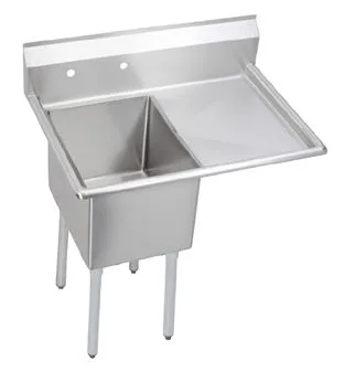 Single Compartment Sink with Right Hand Drainboard SW0542