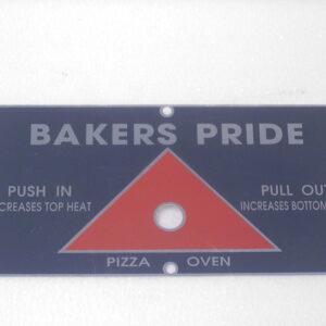 Bakers Pride Push/Pull Plate y-600