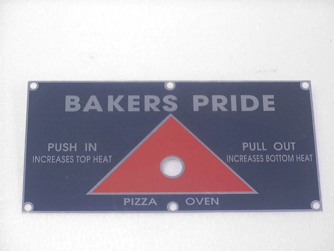 Bakers Pride Push/Pull Plate y-600