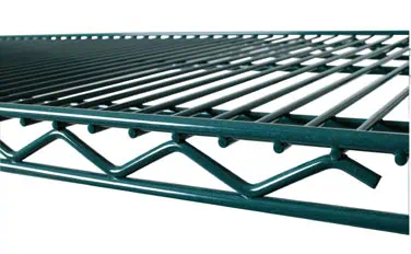 14" X 24" Green Epoxy Wire Shelf HH0071