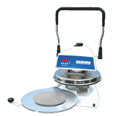 DoughPro DP1100M Manual Pizza Dough Press with Mold Inserts