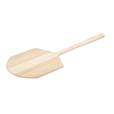 wooden pizza peel, tapered edges