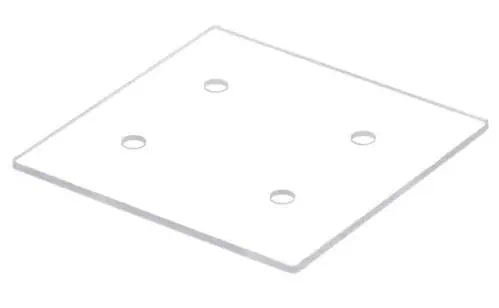 Plastic 3.375 X 3.375