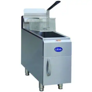 Globe GF15G 15lb Countertop Gas Fryer