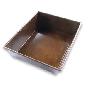 8" x 10" Detroit Style Glazed Pizza Pan