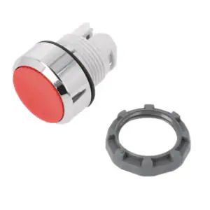 Flush Button Red