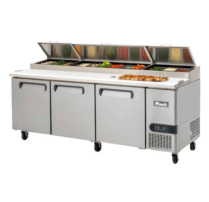 Migali 93″ Pizza Prep Table