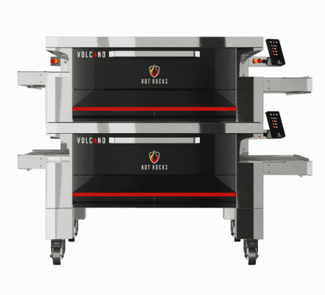 Hot Rocks Volcano 40-33 Stone Conveyor Oven Double Stack
