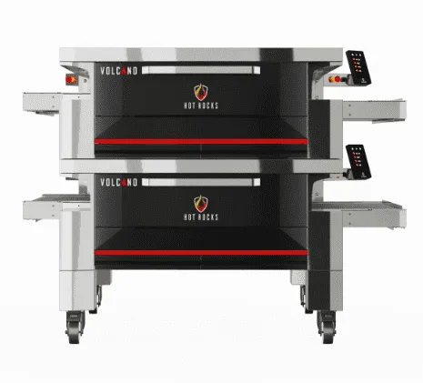 Hot Rocks Volcano 40-33 Stone Conveyor Oven Double Stack